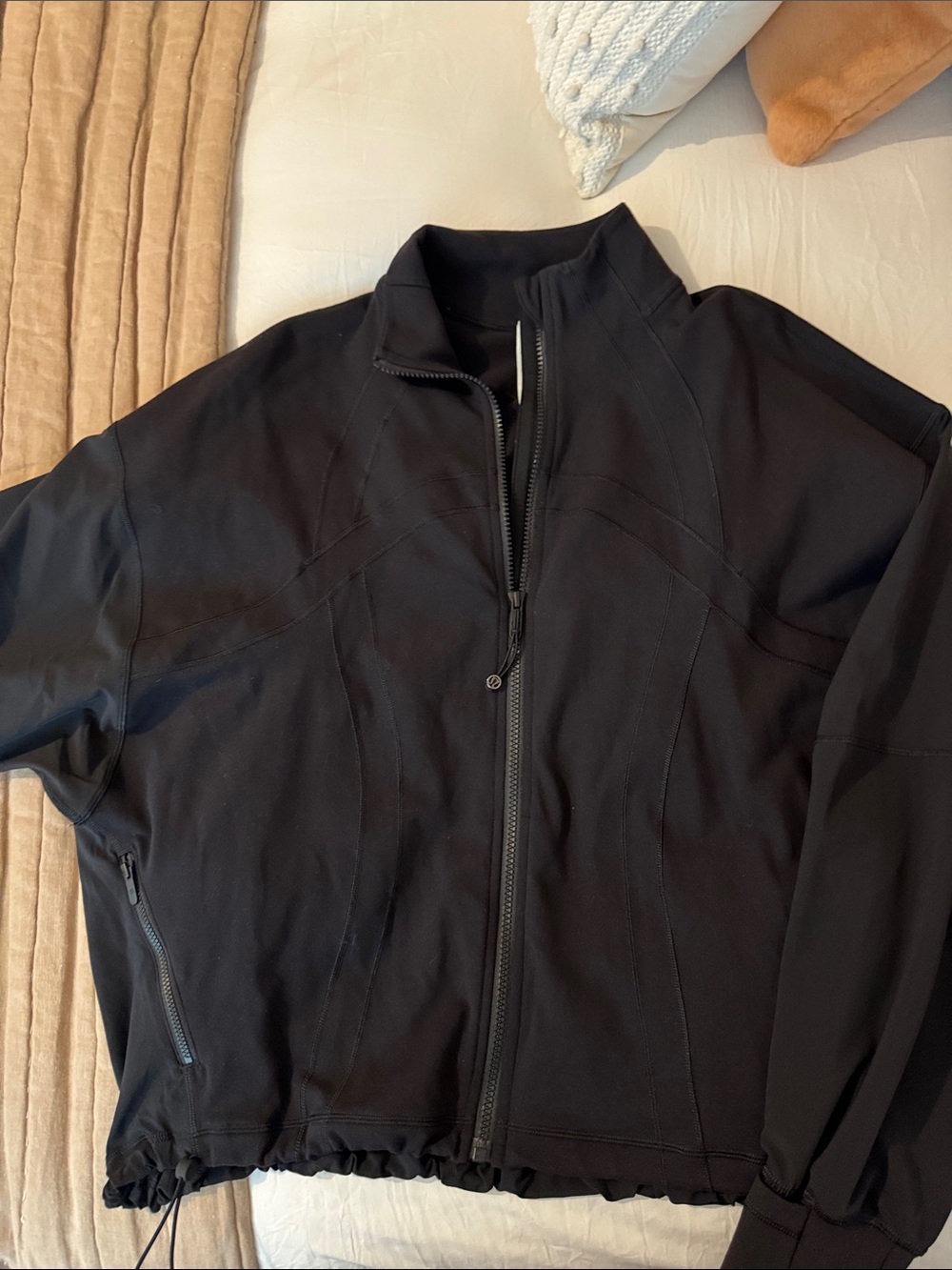 lululemon athletica Black Full-Zip Up Jacket